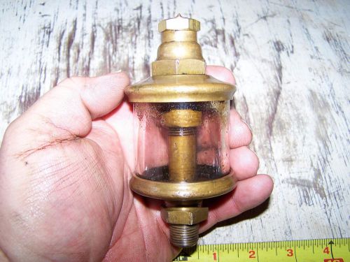 Old LUNKENHEIMER #2 Hit Miss Gas Engine Brass Rod Oiler Steam Tractor NICE