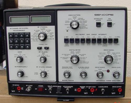 SENCORE VA-62A UNIVERSAL VIDEO ANALYZER