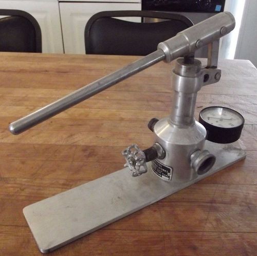 Capital Machine Works Hydrostatic Test Pump Model No. 4-V