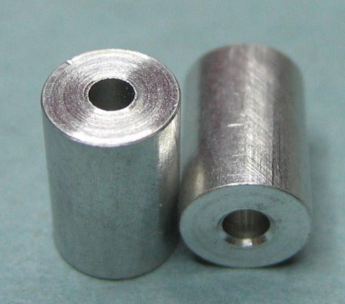 40 - Pieces Aluminum Spacer Standoff 3/8&#034;-Length 1/4&#034;-O.D. 0.085&#034;-I.D.