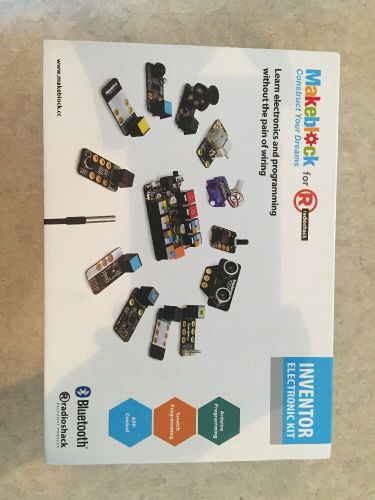 MakeBlock RadioShack 2770247 Inventor Electronic Kit Blue Tooth Module &amp; Phn App