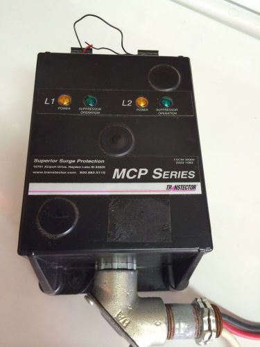 TRANSTECTOR SUPPRESSOR MCP 120TA-10M 120/240 VOLT 1PHASE pn:1101-299