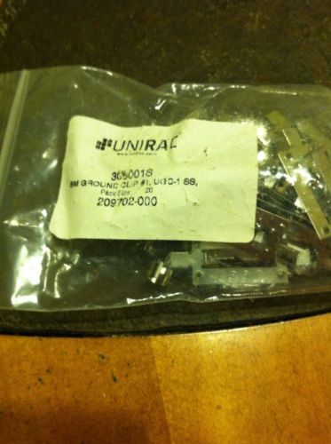 Bag of 20x UNIRAC 308001S SM Grounding Clip 903302-000 UGC-1 SS PV Ground