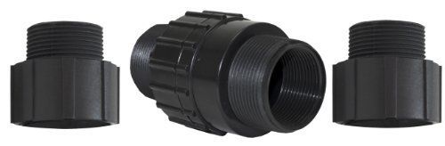 Superior Pump 99555 Universal Check Valve, Plastic, Fits all 1-1/4 or 1-1/2 MIP