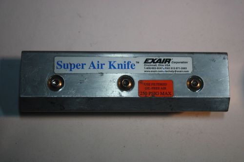 EXAIR 110006 SUPER AIR KNIFE 6INCH 250PSIG MAX ALUMINUM 1/4 NPT