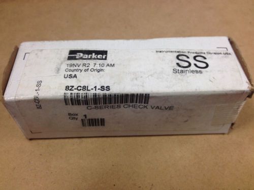 Parker 8Z-C8L-1-SS C - Series Check Valve