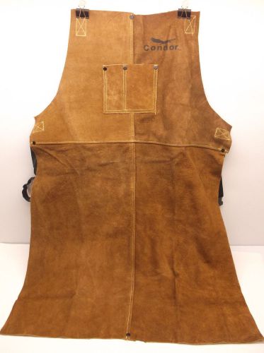 New welding bib apron leather 36 x 24 in (a44) for sale