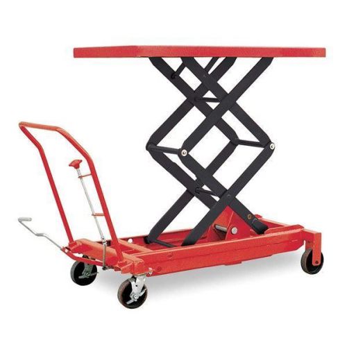 Dayton 1500 Lb Cap 48 In L Steel Scissor Lift Cart