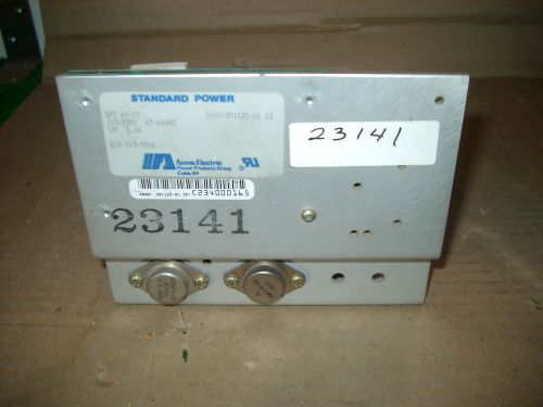 Vintage ACME Electric Standard SPS60-12 Power Supply 12V 5A  Output