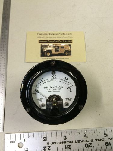 Hickok Model 56R Milliamperes Meter Gage - E2416