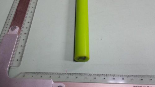 7/8&#034; dia. x 12&#034; long urethane / polyurethane 70 a green rod p/n 11476 for sale