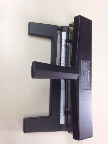 Used swingline model 440 heavy duty adjustable industrial 3-hole punch for sale