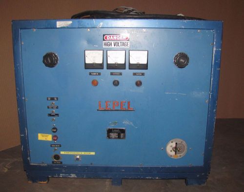 Lepel t-5-3-kc-bw 12.7kva high frequency 5kw  induction heating unit  (#1309) for sale