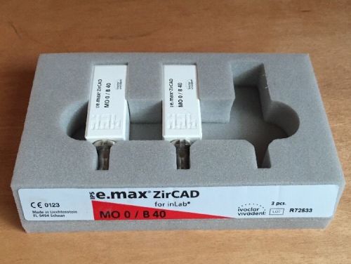 e.Max ZirCAD Sirona MCXL blocks MO 0 / B 40