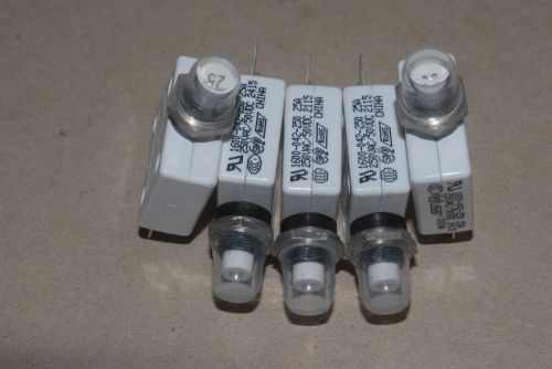 alot of 5  Tennant/Nobles383724 25 amp Circuit Breaker   36 Volt