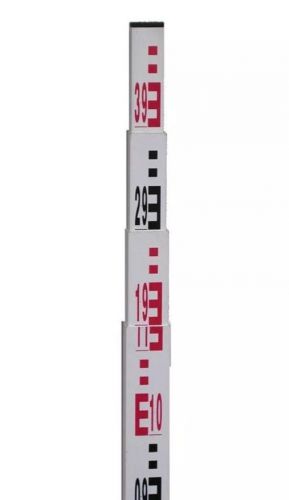 CST Berger 06-907M 6-Section 7.6-Meter Inch and Metric Telescoping Measuring Rod