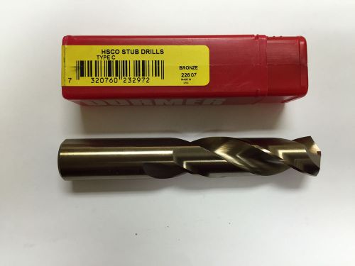 1&#034; COBALT S.M. LENGTH DRILL, 4&#034; LOF, 6&#034; OAL, DORMER A232, 232972