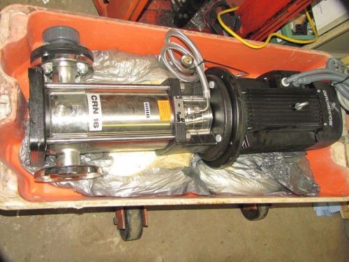 GRUNDFOS 5hp HIGH PRESSURE PUMP Typ. CRN16-40 A-F-G-BBQE Mod. B33Z21364P10103