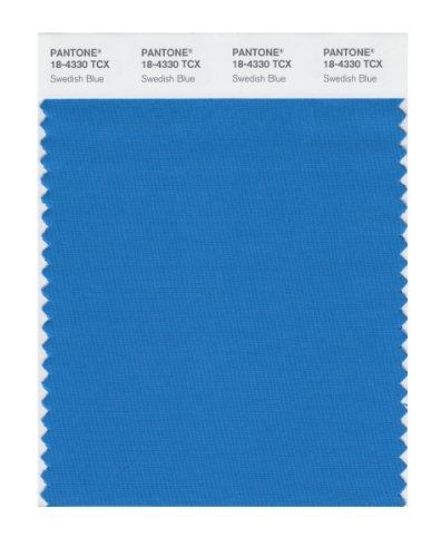 PANTONE SMART 18-4330X Color Swatch Card, Swedish Blue