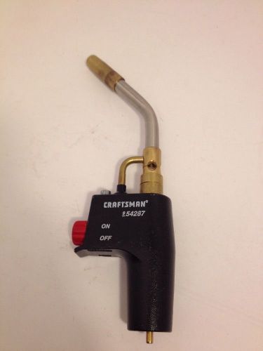 Craftsman 954287 Push Button  Propane MAPP Gas Torch Type Z