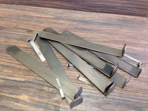 Lot of assorted dumont broaching shims 3/8 - 7/8&#034; for sale