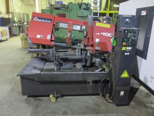 Amada HK-400 Semi-Automatic Horz. Miter Band Saw