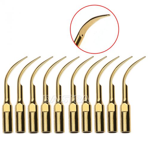 10X Dental Scaling GD1T Ultrasonic Scaler Insert Tip Fit DTE Satelec NSK SCALER