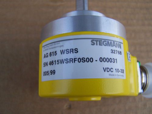 STEGMANN AG 615 WSRS  32768 X 1 15 BIT ABSOLUTE ENCODER SSI GRAY CODE FORMAT