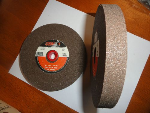 CGW 6&#034; X 3/4&#034; X 1&#034; Pedestal Grinding Wheels, A60-M-V, PN 35011