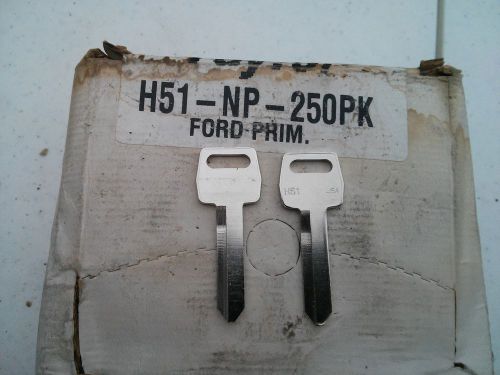 Taylor by ilco key blanks h51 fits ford primary lot of 20 for sale