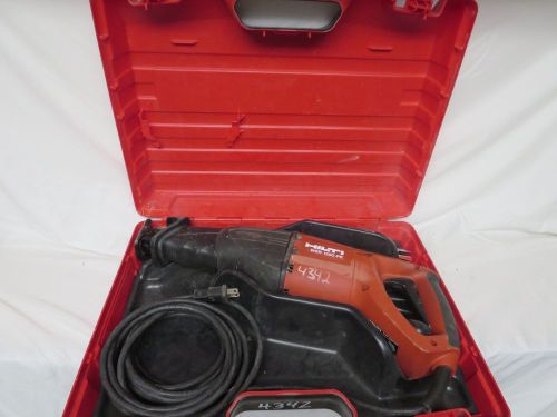 Used Hilti Orbital Reciprocating Saw w/Case WSR-1250-PE Construction Woodworking