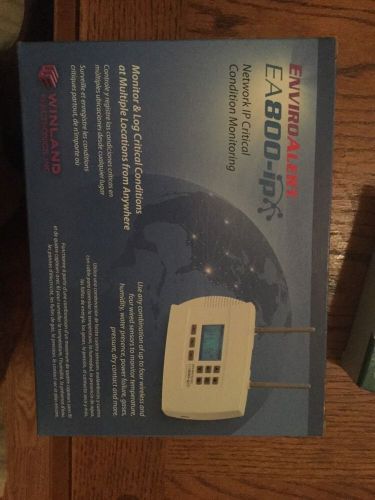 WINLAND ELECTRONICS ENVIRO EA800-IP NETWORK IP CRITICAL CONDITION MONITORING