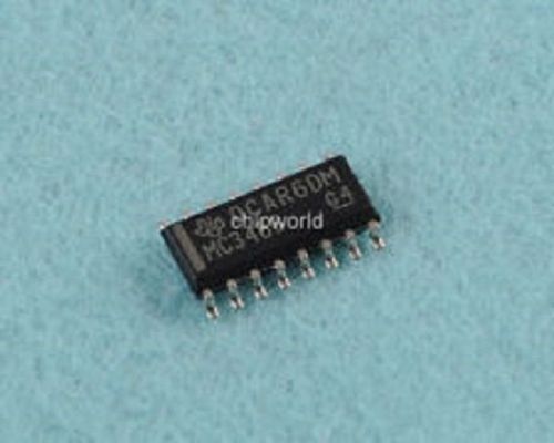 10pcs. MC3486D QUADRUPLE DIFFERENTIAL LINE RECEIVER WITH 3-STATE OUTPUTS