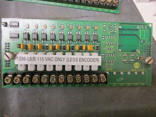 ALLEN BRADLEY 1336-L6/B INTERFACE BOARD