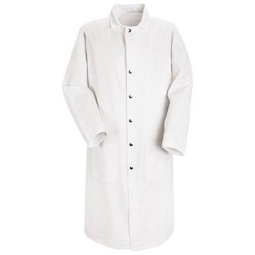 Red kap kt50wh-l full-cut butcher coat xl for sale