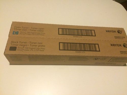 Xerox 700 Digital Color Press Cyan and Black Toner