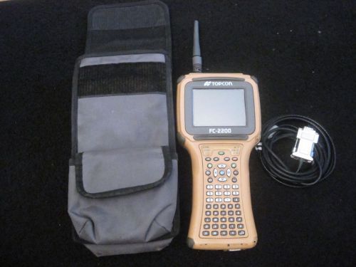 Topcon Data Collector Model FC 2200 with 2.4GHz Radio and XRac7 TopSURV7