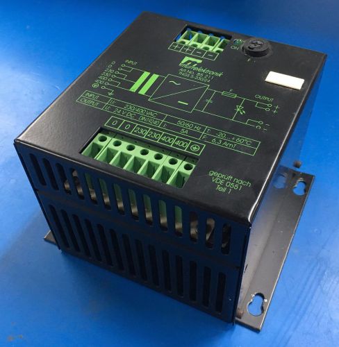 MURR ELEKTRONIK TNGS5-230/24 POWER SUPPLY 230-400VAC 50/60Hz 24VDC