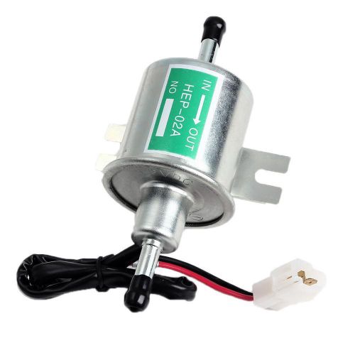 Universal 12V Heavy Duty Electric Fuel Pump Metal Intank Solid Petrol 12 Volts