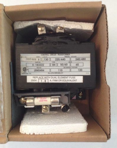 NEW - FACTORY BOX Allen-Bradley Control Circuit Transformer 1497-N16 Series: B