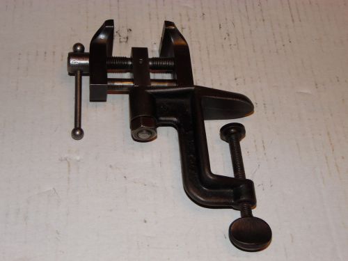 Vintage Starrett Hand Vise With Bench Mount