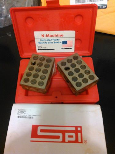 NEW  Precision Machined SET UP BLOCKS  Matched Set  &#034;1x2&#034;x3&#034; 0.0001 SQUARENESS