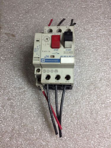 (G1-4) TELEMECANIQUE GV2-M05 MOTOR STARTER PROTECTOR