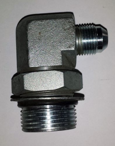 Male union 90 elbow 3/8&#034; male jic x 7/8&#034; male npt hydraulic adapter for sale