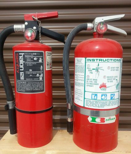 Halon Fire Extinguishers