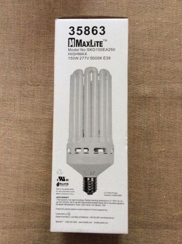 NEW Maxlite 35863 SKO150ea250 HIGHMAX 150W 277V 5000K E39 Fluorescent