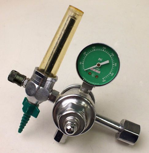 Western Enterprises COMPRESSED OXYGEN FLOW GAUGE REGULATOR Gas Control 4000psi