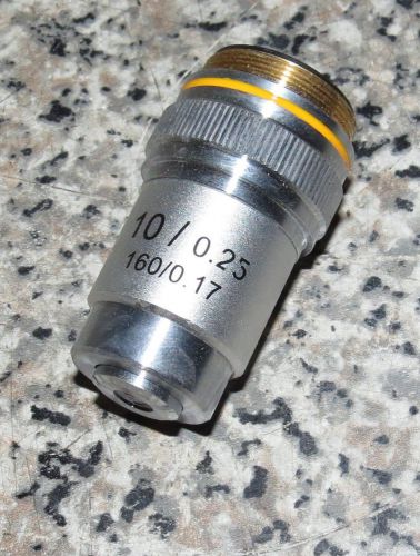 ++ MICROSCOPE  10/0.25 160/0.17  MICROSCOPE  OBJECTIVE (#2)