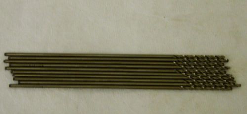 New York Twist Drill #40 Extra Long Drill Bits Lot of 10 6&#034; OAL Cobalt 036703AA