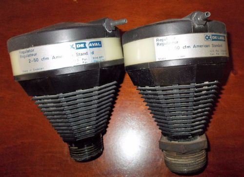 2 Used DeLaval 2-50 cfm Dump Valves for Vacuum Regulator